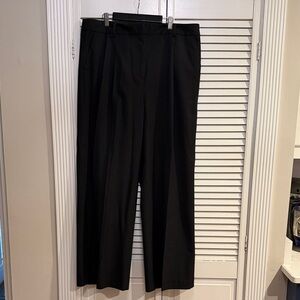 Talbots Wide Leg Black Trousers